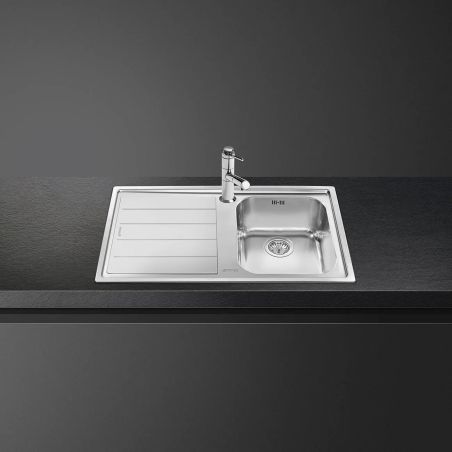Évier encastrable SMEG inox 86cm LFT861S