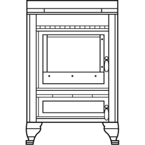 Cuisiniere à bois Légende ARCHAMBAUD F-60-B - 60cm
