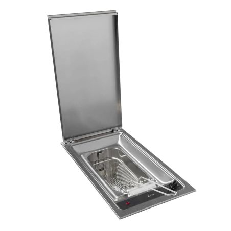 Novy Friteuse Inox avec couvercle