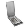 Novy Friteuse Inox avec couvercle