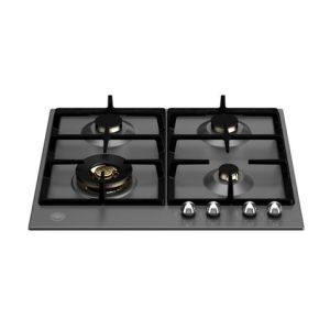Plaque de cuisson BERTAZZONI Heritage 60 cm 4 feux gaz noir mat