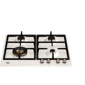 Plaque de cuisson BERTAZZONI 60 cm 4 feux gaz ivoire/cuivre