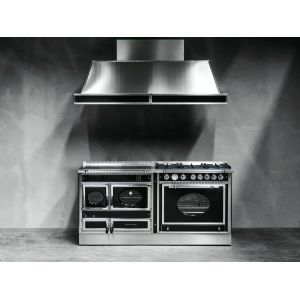 Cuisinière mixte à bois Prestige ARCHAMBAUD E-180-M - 180cm