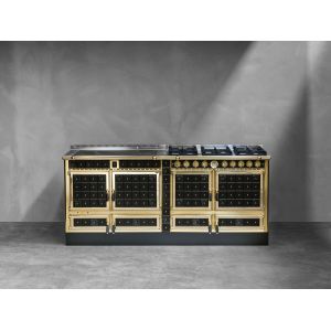 Cuisiniere mixte à bois Origine ARCHAMBAUD C-200-M - 200cm