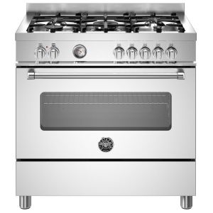 Piano de cuisson BERTAZZONI Master 90 cm 1 four Mixte 5 feux gaz