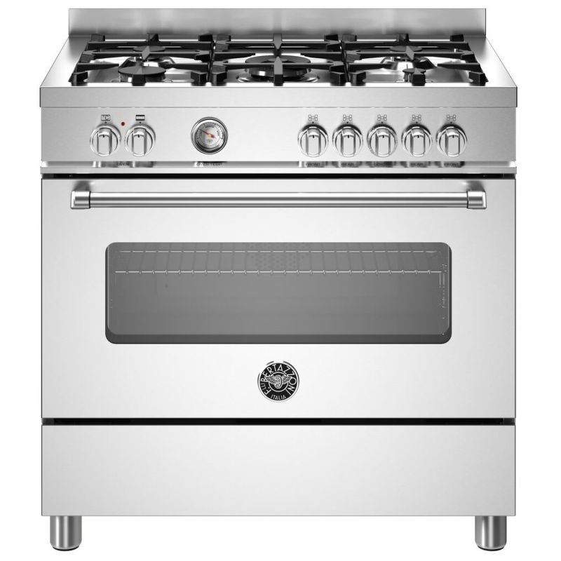 Piano de cuisson BERTAZZONI Master 90 cm 1 four Mixte 5 feux gaz