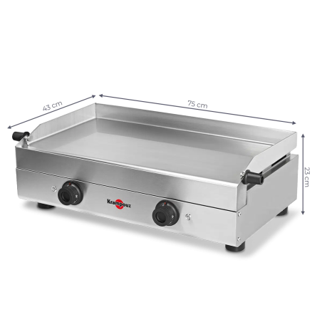 Plancha KRAMPOUZ électrique Saveur 45 cm inox
