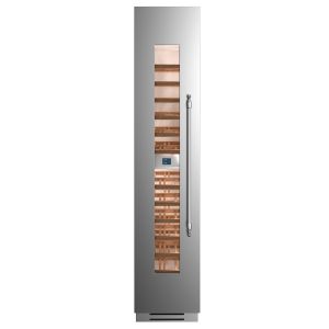 Cave à vin encastrable colonne BERTAZZONI Heritage inox WC455BLX2T