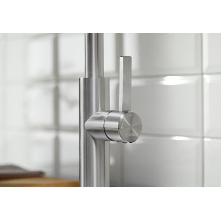 Mitigeur cuisine BLANCO bec orientable inox SONEA-S Flexo 00526616