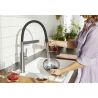 Mitigeur cuisine BLANCO bec orientable inox SONEA-S Flexo 00526616