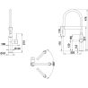 Mitigeur cuisine BLANCO bec orientable inox SONEA-S Flexo 00526616