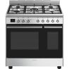Piano de cuisson SMEG Concerto 90 cm mixte 2 fours CX92GM