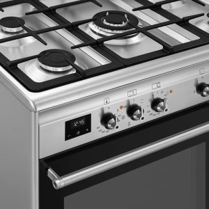Piano de cuisson SMEG Concerto 90 cm mixte 2 fours CX92GM