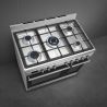 Piano de cuisson SMEG Concerto 90 cm mixte 2 fours CX92GM