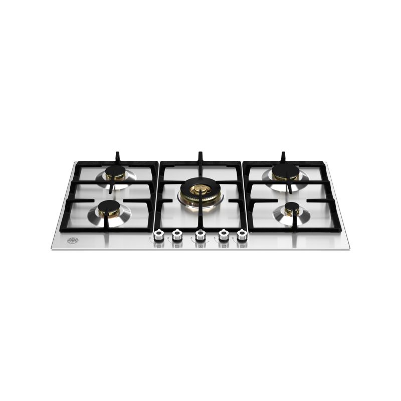 Plaque de cuisson gaz BERTAZZONI Professional 5 brûleurs 90 cm Inox P905CPROX