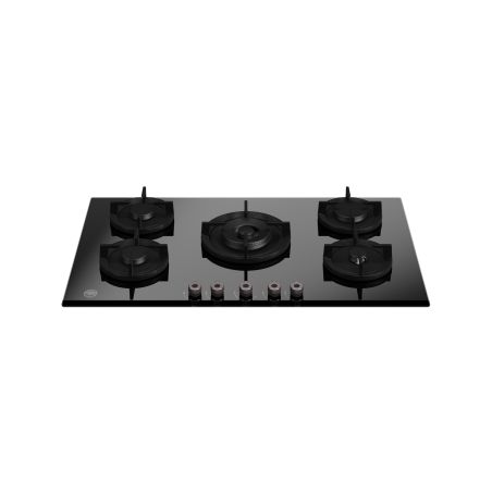 Plaque de cuisson gaz BERTAZZONI Professional 5 brûleurs 90 cm verre Noir P905CPROGNE