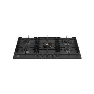 Plaque de cuisson gaz BERTAZZONI Professional 5 brûleurs 90 cm Noir mat P905CMODNE