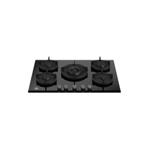 Plaque de cuisson gaz BERTAZZONI Professional 5 brûleurs 75 cm verre Noir P755CPROGNE