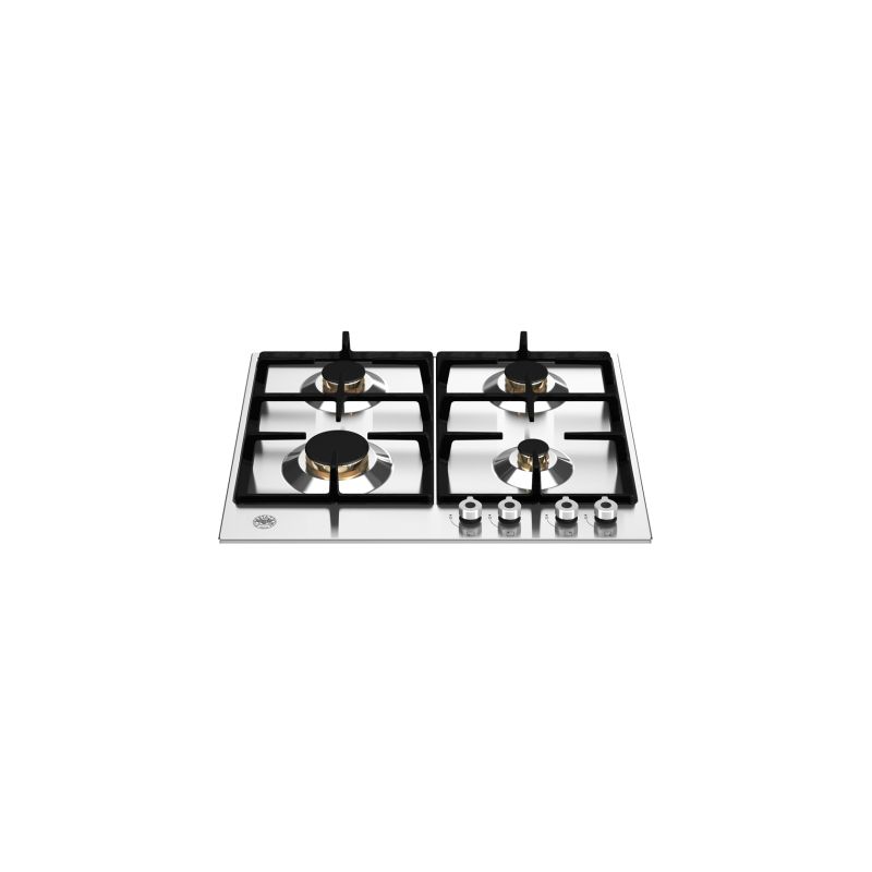 Plaque de cuisson gaz BERTAZZONI Professional 4 brûleurs 60 cm Inox P604PROX