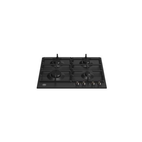 Plaque de cuisson gaz BERTAZZONI Professional 4 brûleurs 60 cm Noir mat P604PRONE