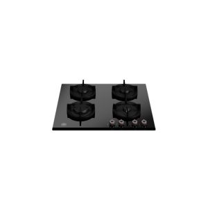 Plaque de cuisson gaz BERTAZZONI Professional 4 brûleurs 60 cm verre Noir P604PROGNE
