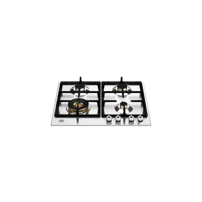 Plaque de cuisson gaz BERTAZZONI Professional 4 brûleurs 60 cm Inox P604LPROX
