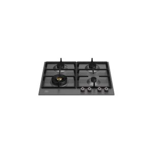 Plaque de cuisson gaz BERTAZZONI Professional 4 brûleurs 60 cm Noir mat P604LPRONE
