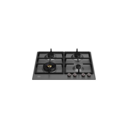 Plaque de cuisson gaz BERTAZZONI Professional 4 brûleurs 60 cm Noir mat P604LPRONE