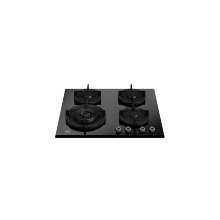 Plaque de cuisson gaz BERTAZZONI Professional 4 brûleurs 60 cm verre Noir P604LPROGNE