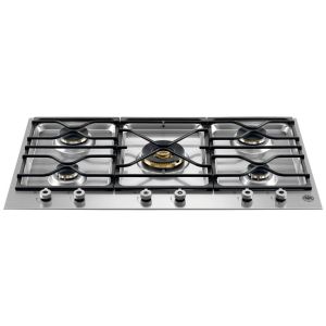 Plaque de cuisson gaz BERTAZZONI Professional 5 brûleurs 90 cm Inox PM36500X