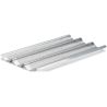Plaque 3 baguettes inox perforé DE BUYER 3366.03