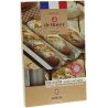 Plaque 3 baguettes inox perforé DE BUYER 3366.03