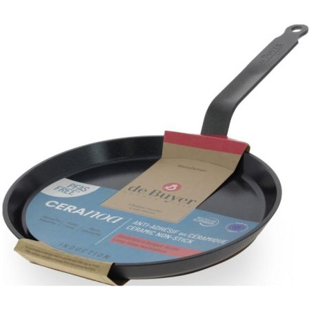 Poêle à crêpes DE BUYER antiadhésive céramique CERANOA Ø26cm
