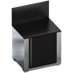 MODULO ENO PLANCHA surbaissé NOIR ET INOX