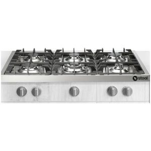 Entablement de cuisson STEEL Enfasi 90 cm gaz inox