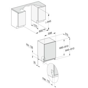 Lave-vaisselle tout integrable MIELE 60 cm 14 couverts