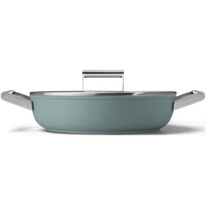 Sauteuse SMEG 28cm avec couvercle DPF2812