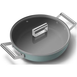 Sauteuse SMEG 28cm avec couvercle DPF2812