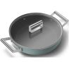 Sauteuse SMEG 28cm avec couvercle DPF2812