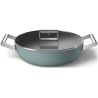 Sauteuse SMEG 28cm avec couvercle DPF2812