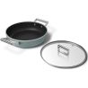 Sauteuse SMEG 28cm avec couvercle DPF2812