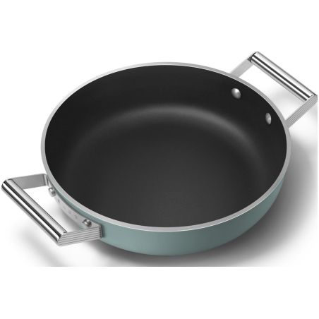 Sauteuse SMEG 28cm avec couvercle DPF2812