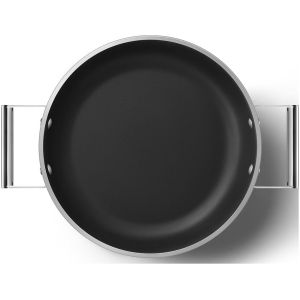 Sauteuse SMEG 28cm avec couvercle DPF2812