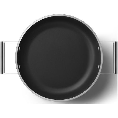 Sauteuse SMEG 28cm avec couvercle DPF2812