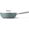 Wok SMEG 30cm avec couvercle WOF3002
