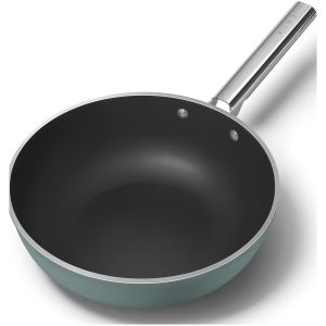Wok SMEG 30cm avec couvercle WOF3002