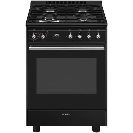 Piano de cuisson SMEG Concerto 60 cm mixte noir GP61BL9