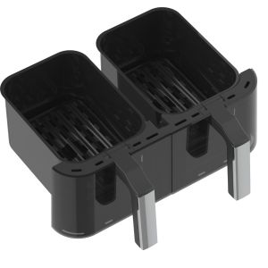 Airfryer Lofra friteuse à air chaud 2 tiroirs horizontaux IAANM82T8/1