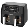 Airfryer Lofra friteuse à air chaud 2 tiroirs horizontaux IAANM82T8/1