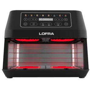 Airfryer Lofra friteuse à air chaud 2 tiroirs horizontaux IAANM82T8/1